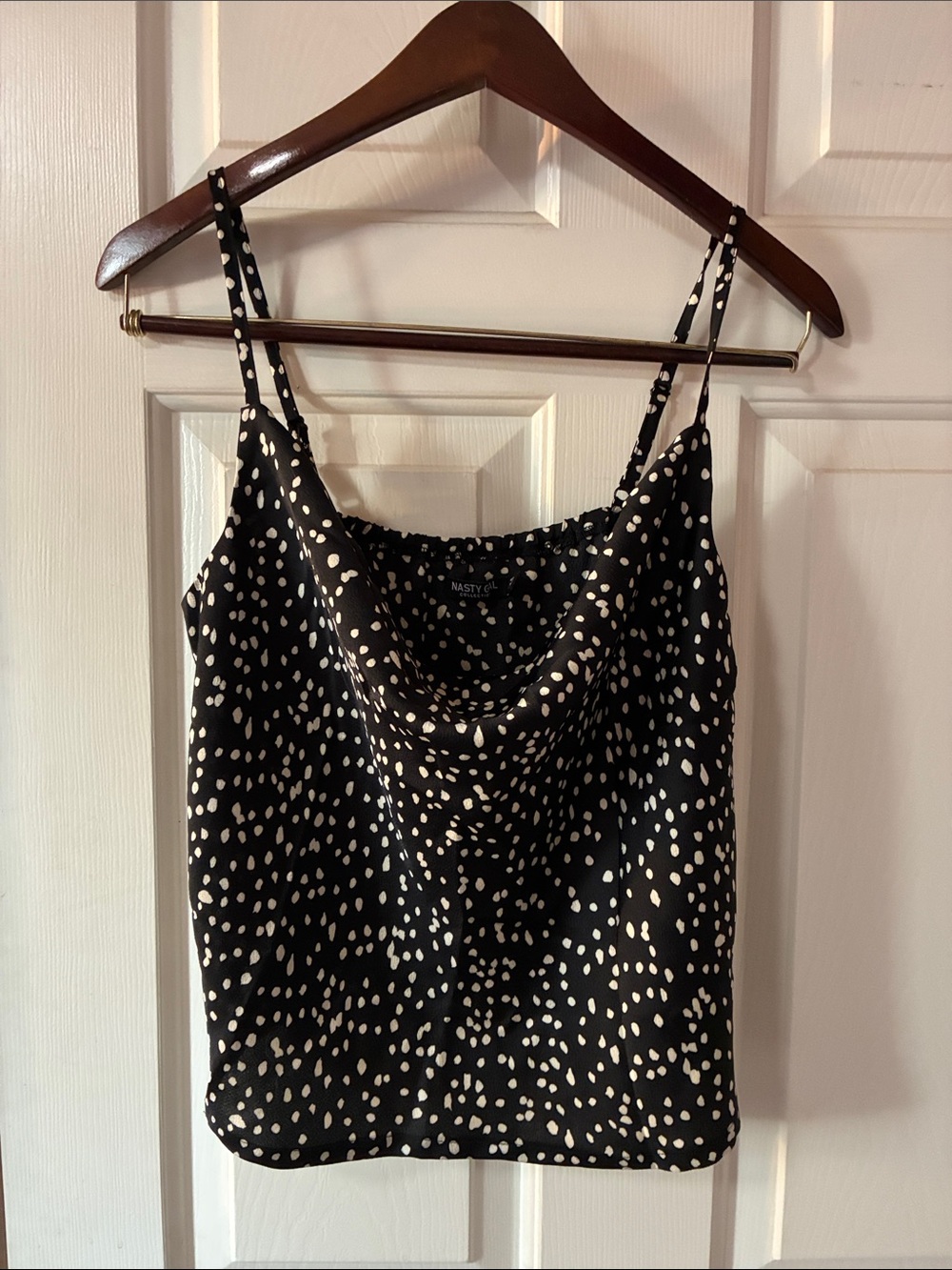 NASTY GAL COWL NECK CROP CAMI - Picture 7 of 7